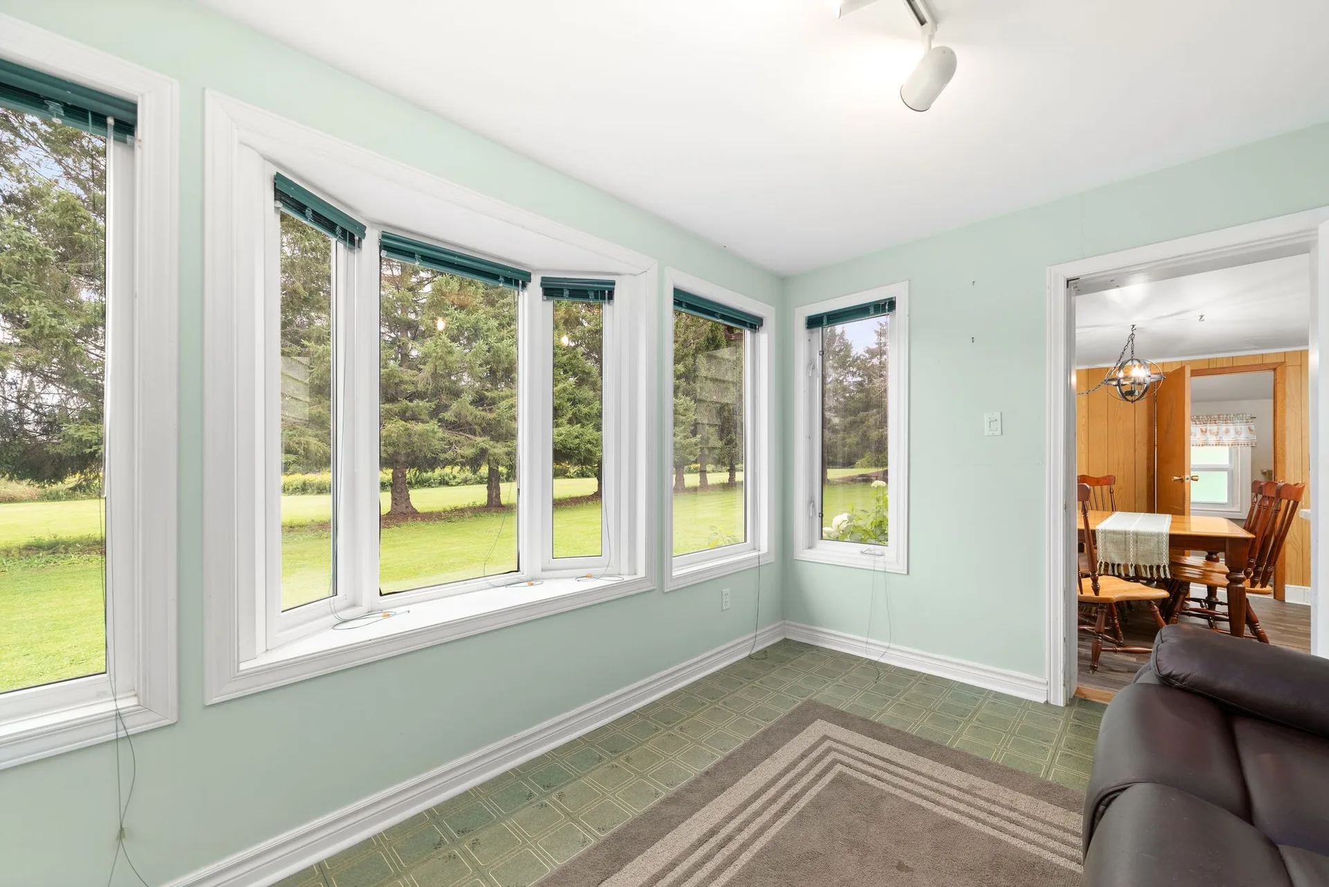 Kitchen interior of 1900 farmhouse, 21331 Loyalist Pkwy
