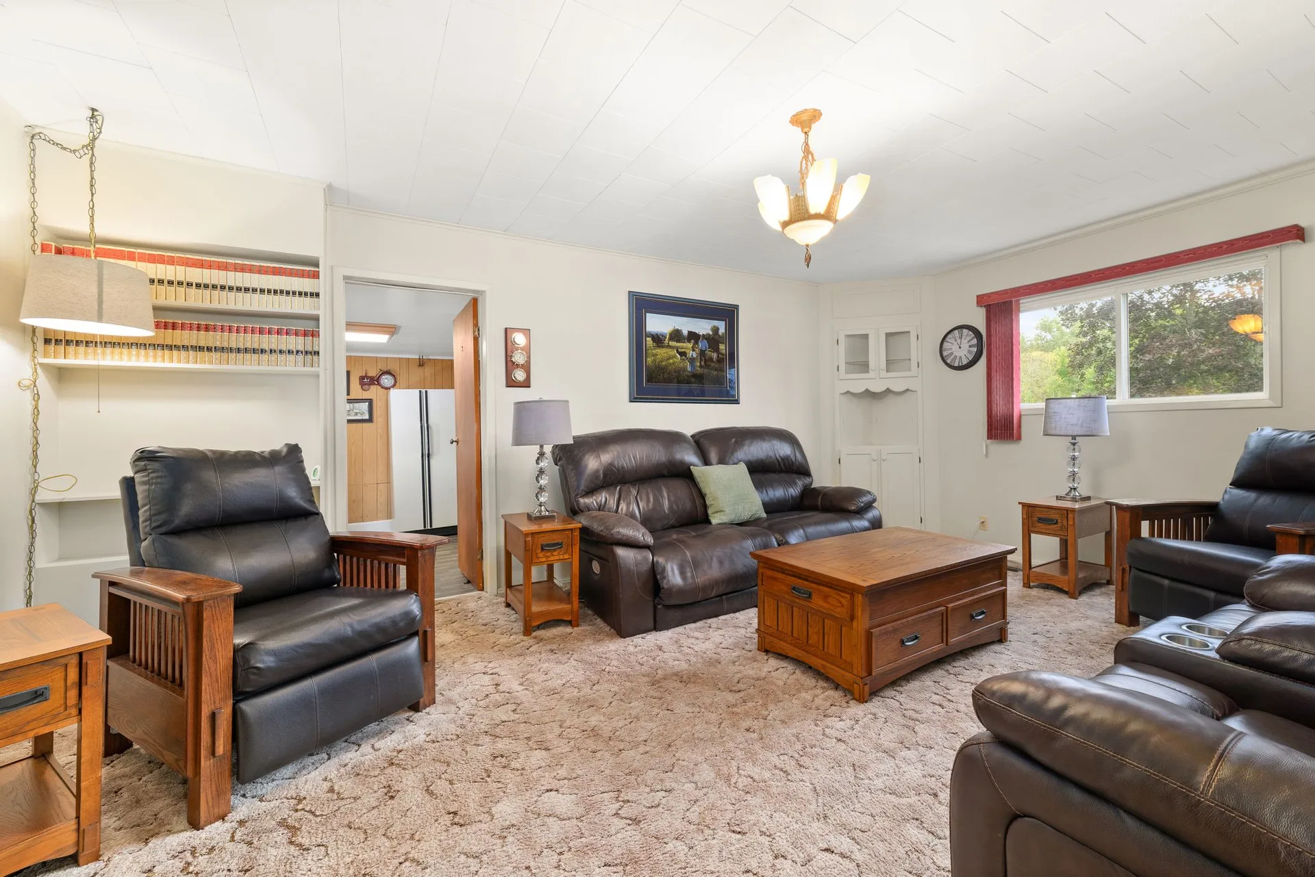 Bedroom in 1900 farmhouse at 21331 Loyalist Pkwy