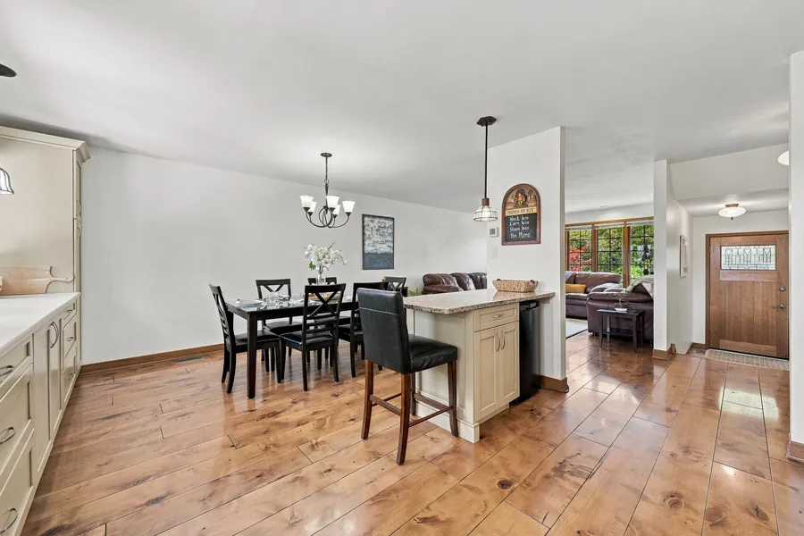 Kitchen through Dining to Entry — 36 Kensington Crescent, Belleville
