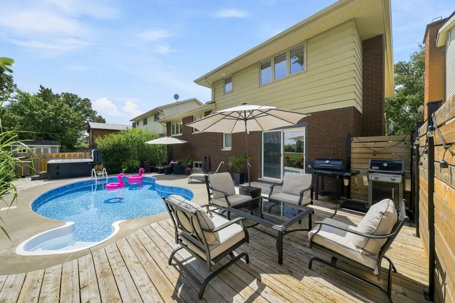 Deck Pool and Hot Tub — 36 Kensington Crescent, Belleville