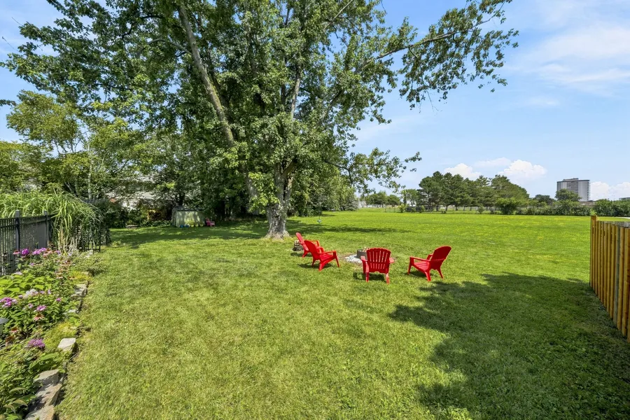Backyard and Parkland Beyond — 36 Kensington Crescent, Belleville