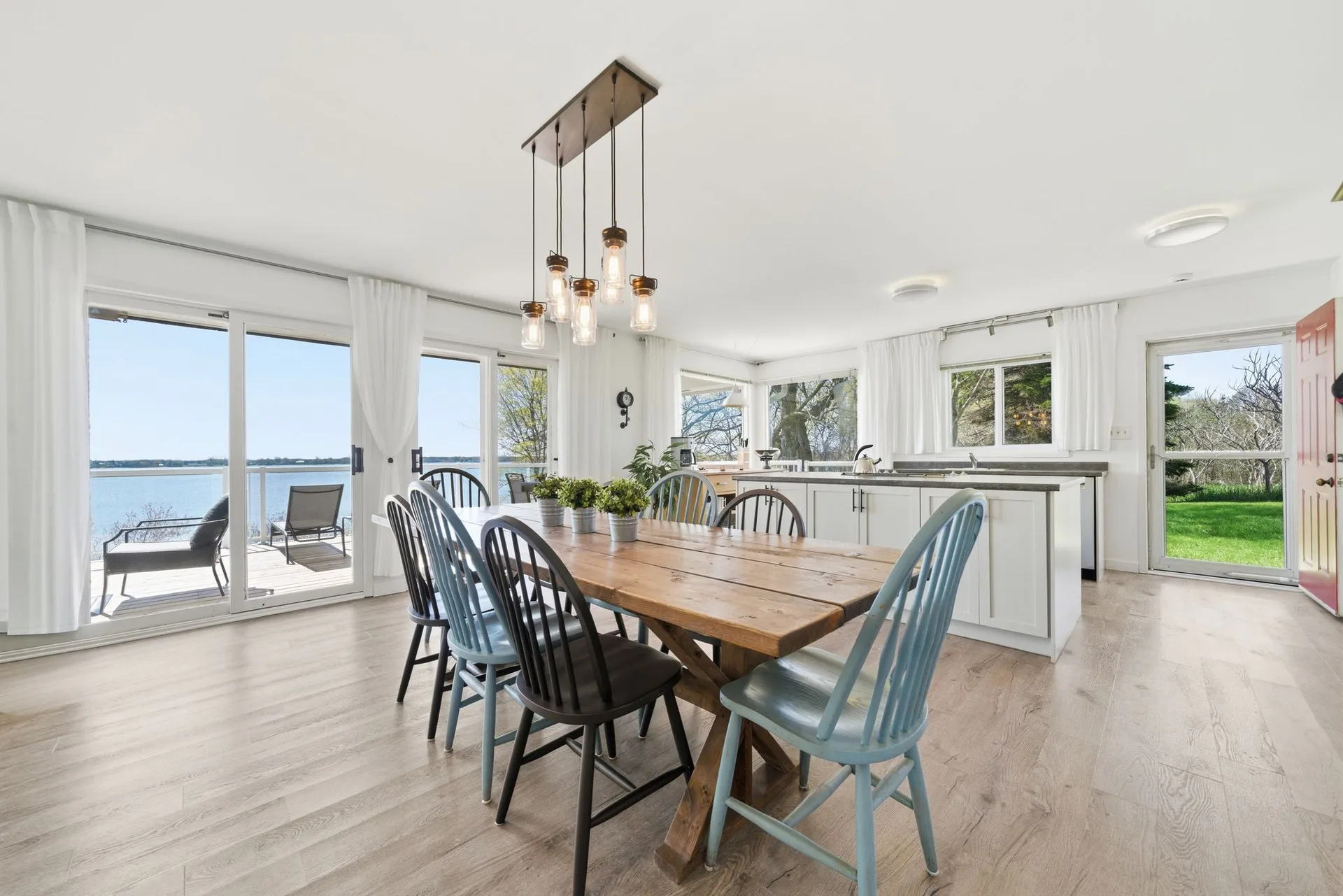 Primary bedroom at 86 Colliers Road waterfront cottage, South Bay, PEC