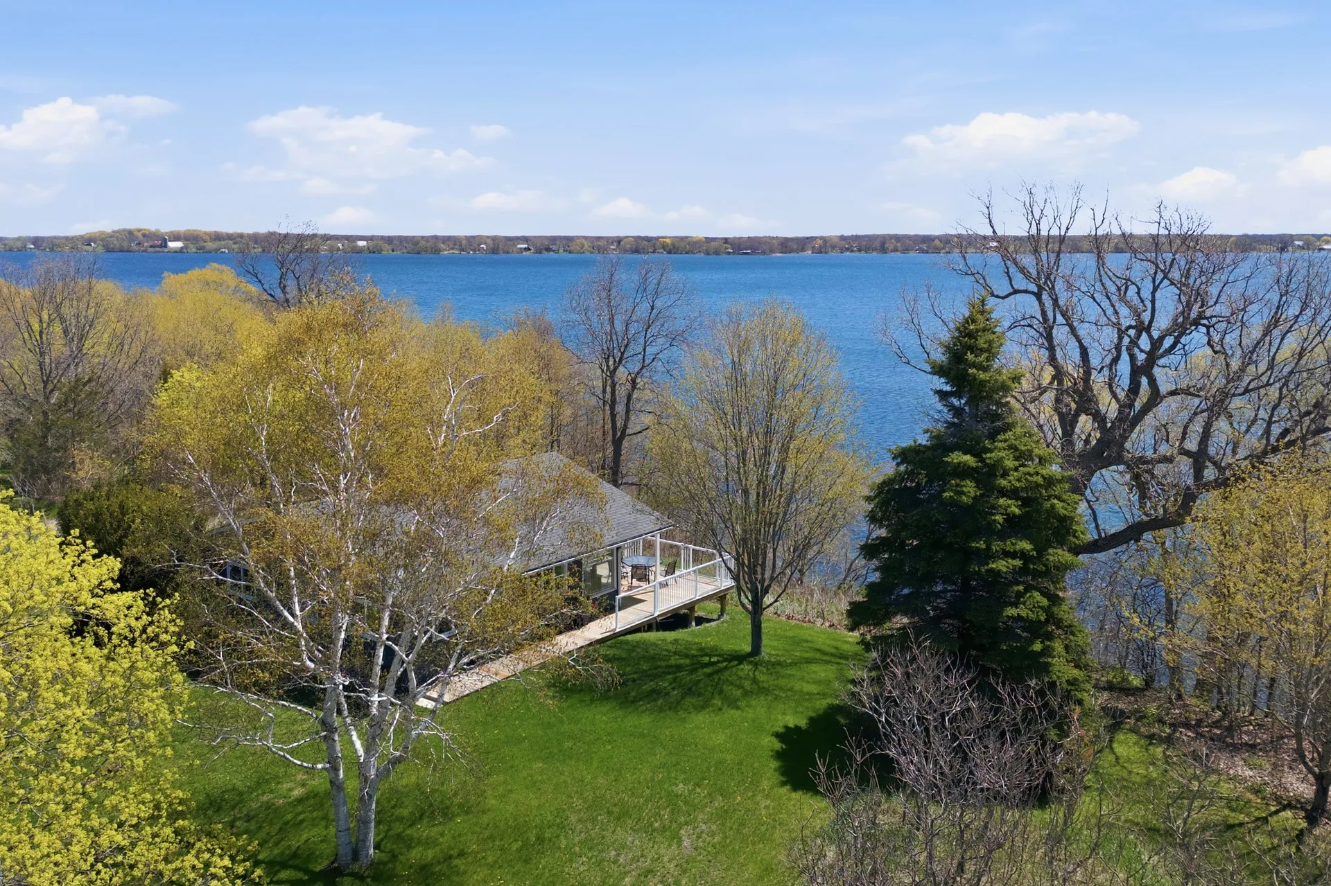 610 feet of South Bay waterfront at 86 Colliers Road, Prince Edward County