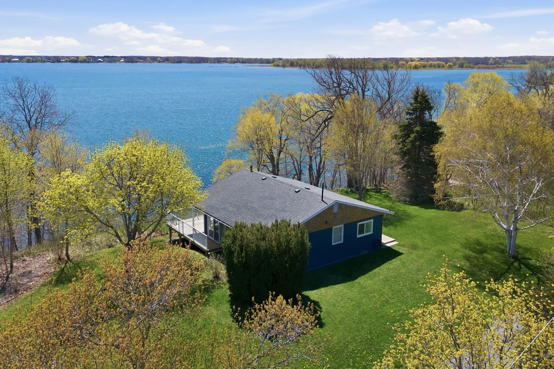 Waterfront and grounds at 86 Colliers Road, South Bay, PEC
