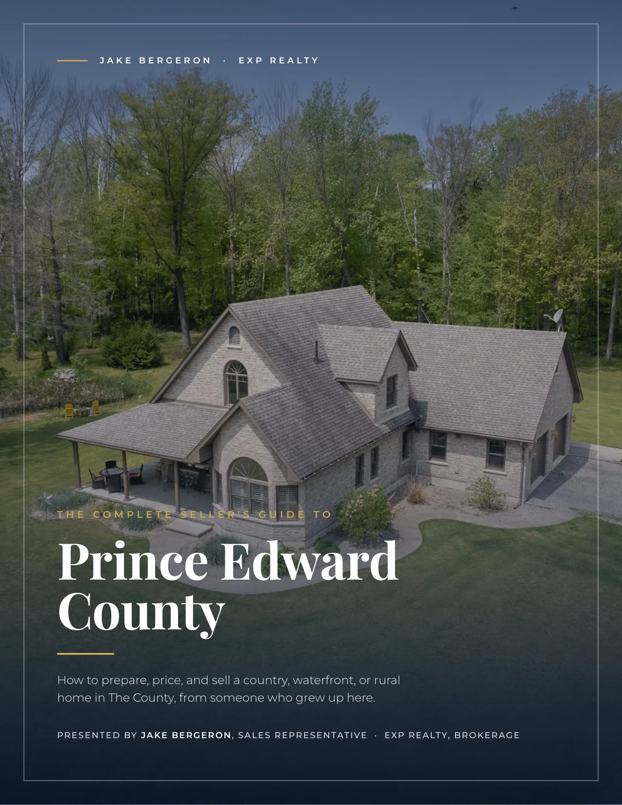 The Prince Edward County Seller's Guide, cover
